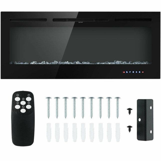 50" Electric Fireplace – Wall Mounted