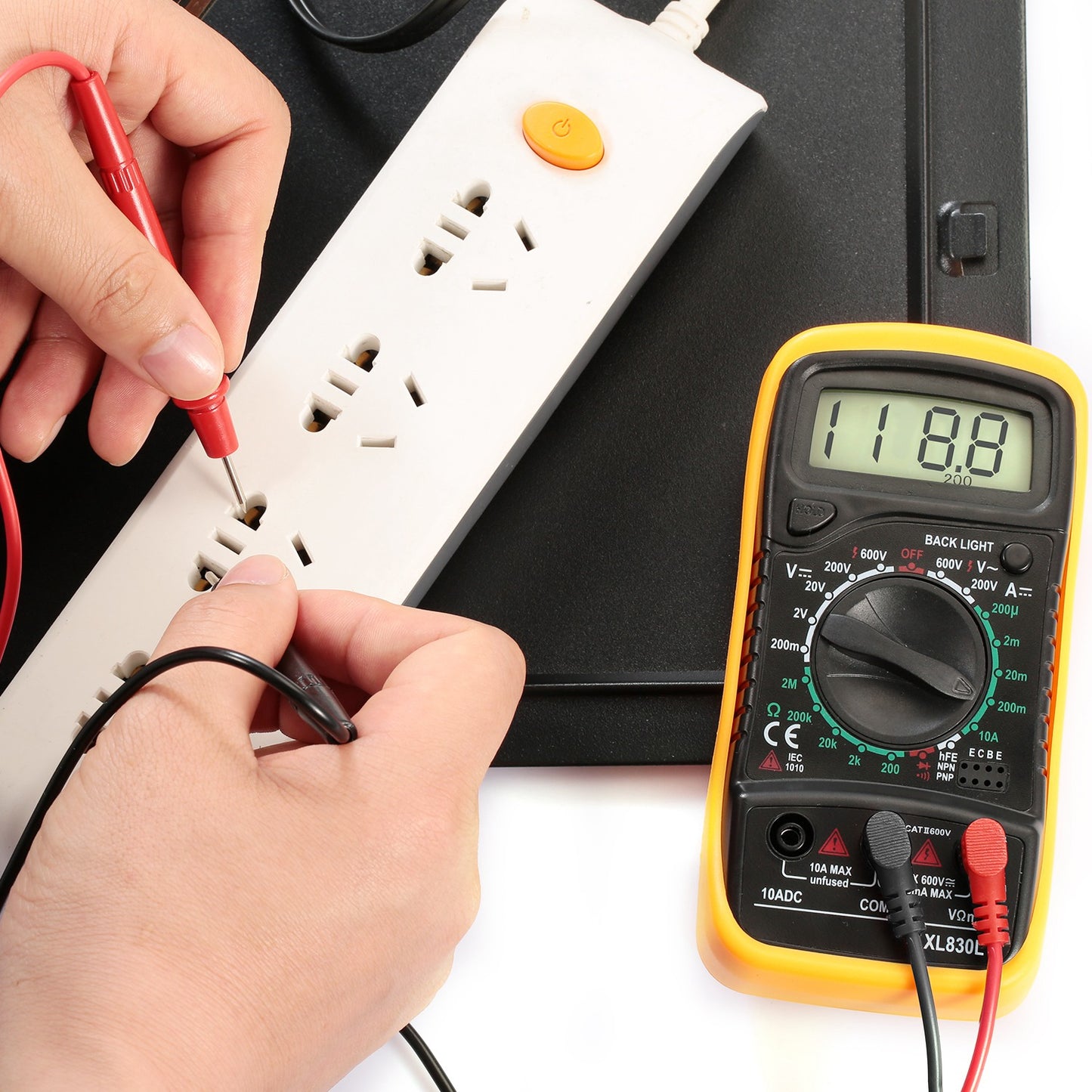 LCDÊDigital Multimeter Tester AC/DC Voltage DC Current Circuit Resistance OHM Diode