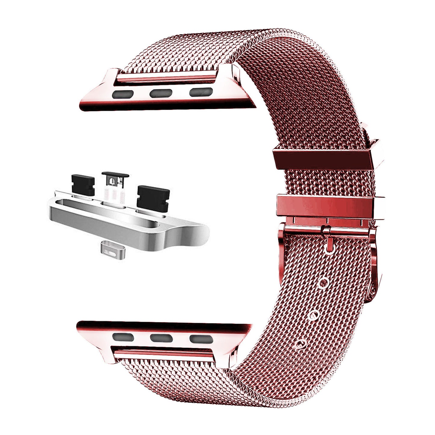 Stainless Steel Classic Buckle Band Replacement for 38MM Apple Watches Series 1/2/3
