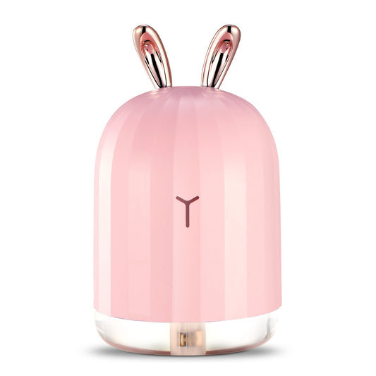 220ml Cool Mist Humidifier Ultrasonic Air Diffuser Atomizer w/7 Color Breathing Lights  Auto Off Office Home Yoga