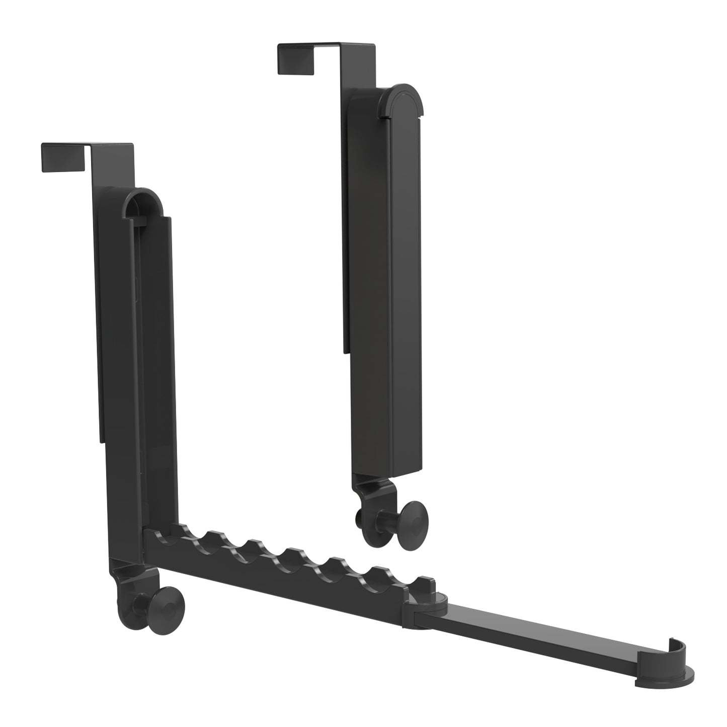 2Pcs Over The Door Hanger Hooks For Clothes Foldable Clothes Drying Rack For Laundry Coats Towels Portable Clothing Hanger Hook For 1.81In Thickness D