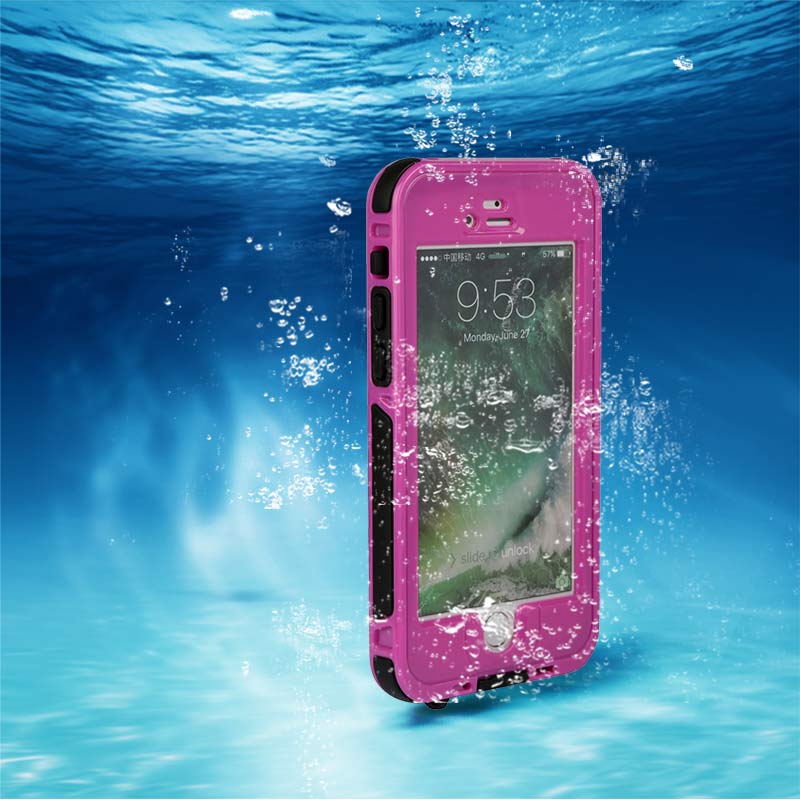Rugged Water-proof Hybrid Full Cover Case For iPhone 7