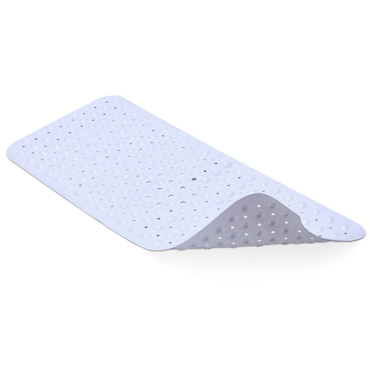 Bath Tub Mat Non-Slip Shower Mat BPA-Free Massage Anti-Bacterial with Suction Cups Washable for Bathroom Kitchen Pool