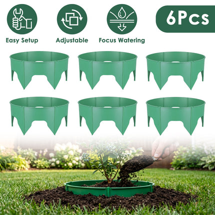 Adjustable Plant Grow Rings 10in with Hand Shovel - 12 Pack