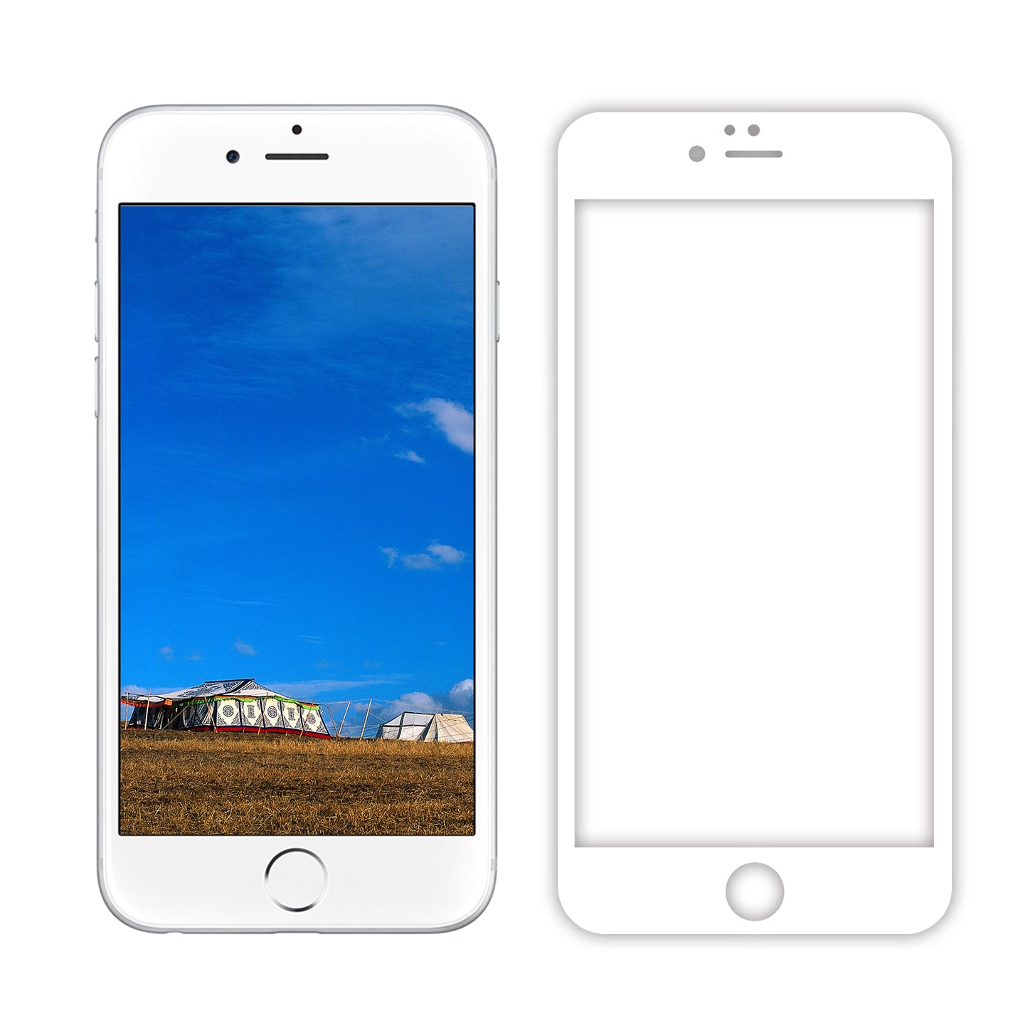 3D Curved Tempered Glass Full Cover Screen Protector for Apple iPhone 6s Plus