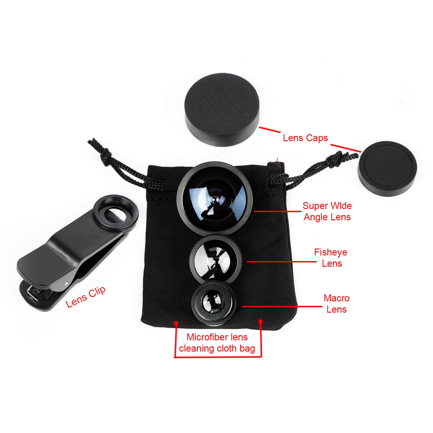 3-in-1 Universal Clip Photo Lens Kit