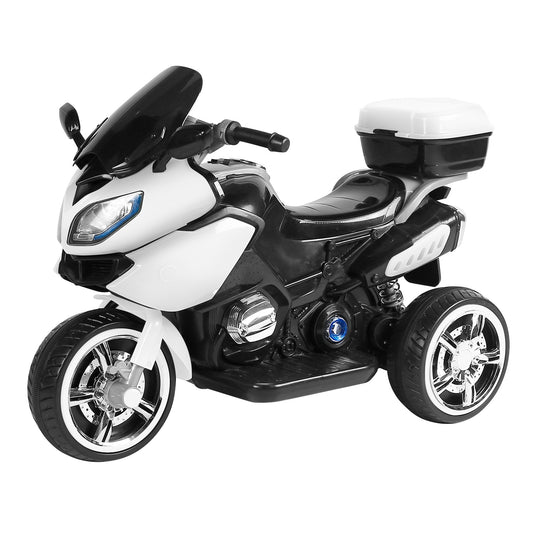 3 Wheel Motorcycle For Kids Aged 1-6 Battery Powered Ride On Toy Electric Tricycle w/Music Story Broadcasting Headlight Rear Light Forward Reverse