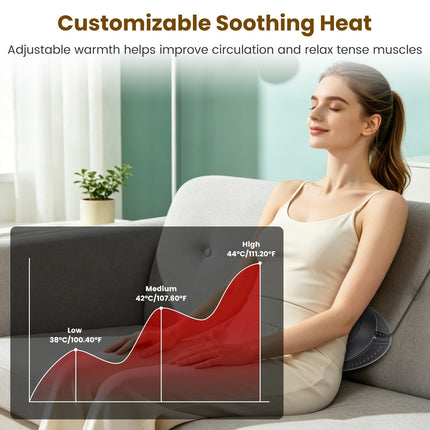 Electric Lumbar Traction Device with Heat & Massage