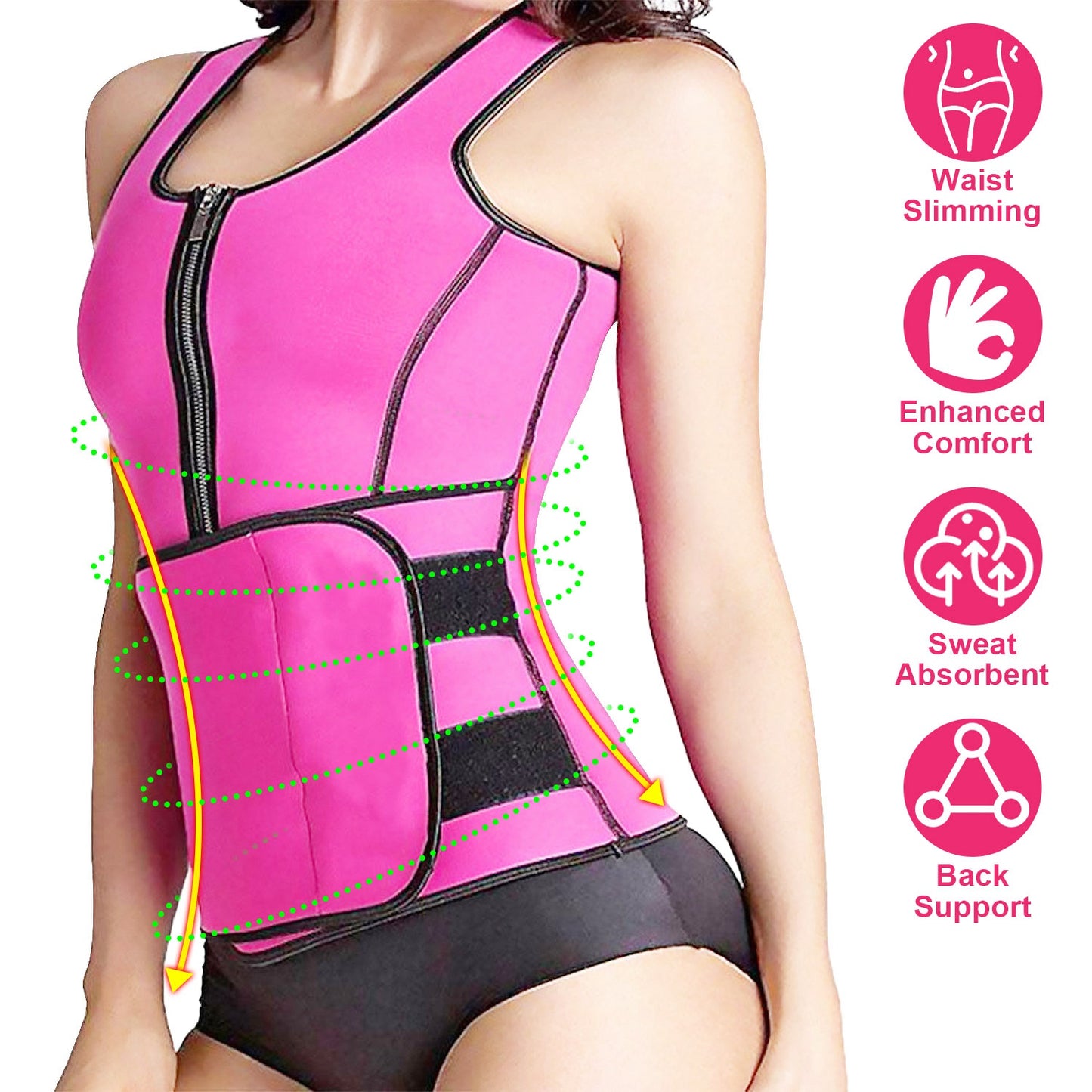 Waist Trainer For Women Body Shaper Waist Slimmer Clincher Trimmer for Weight Loss