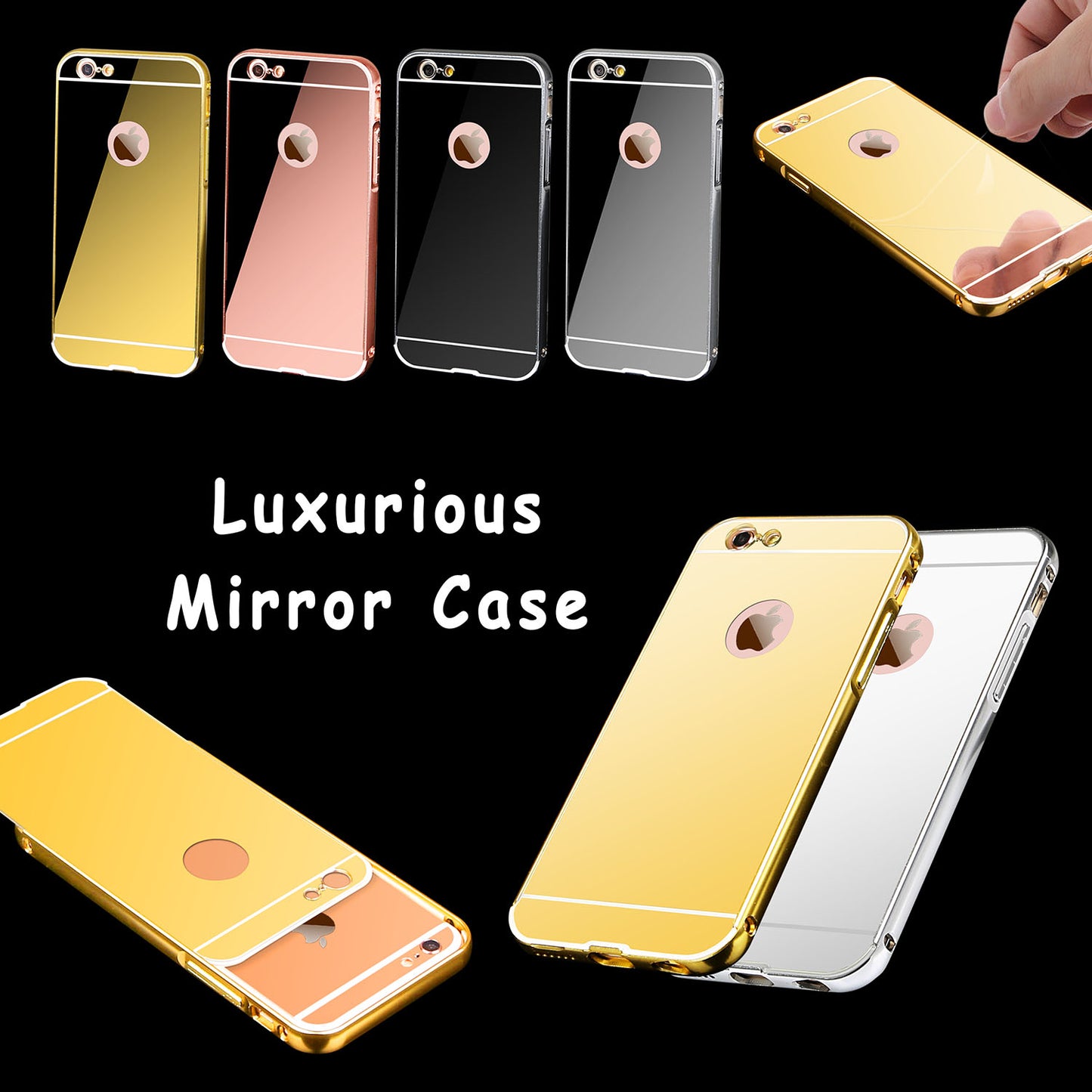 Slim Shock-resistant Mirror Case For iPhone 6 Plus/6s Plus