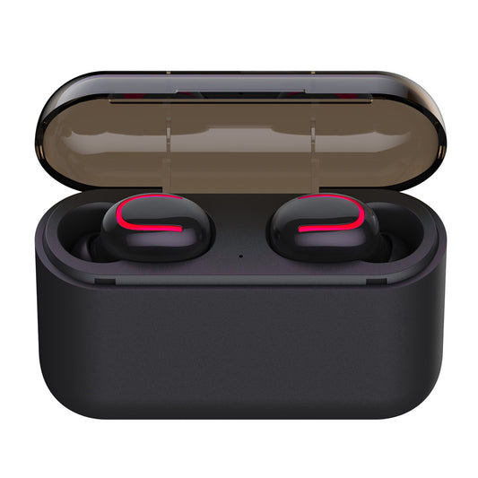 TWS Wireless 5.0 Earbuds In-Ear Stereo Headset Noise Canceling Earphone Headsets w/Mic Magnetic Charging Dock for Driving Working Travelling