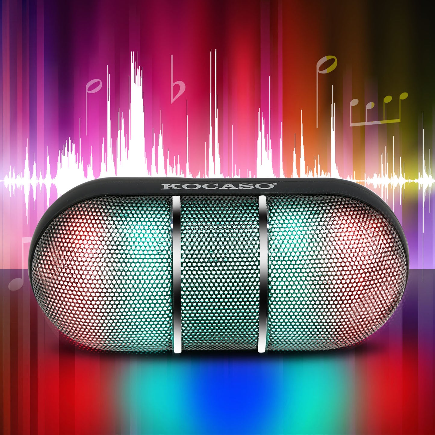 Ultra-Portable Rainbow LED Wireless Speaker