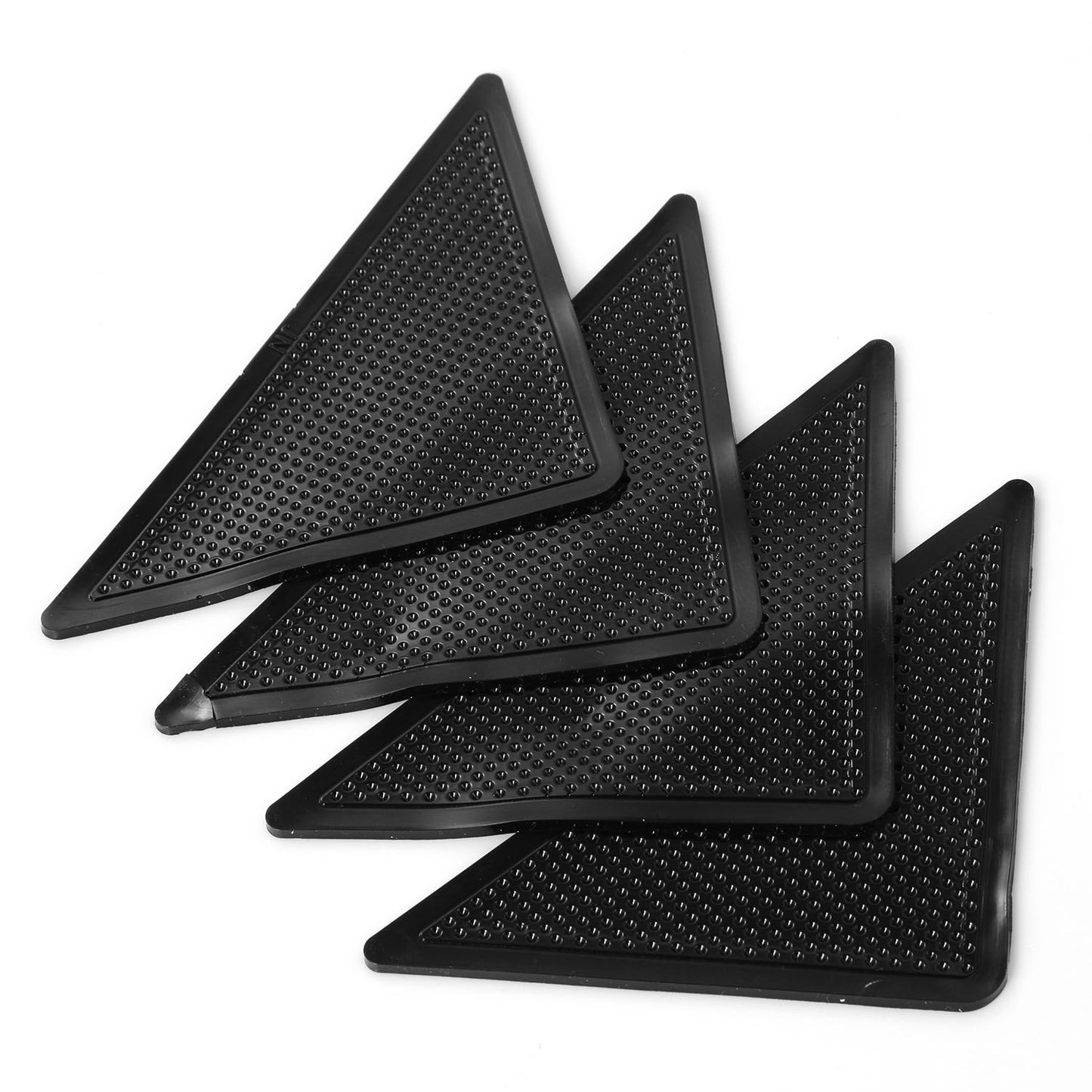 16Pcs Area Rug Gripper Pad Non Slip Anti Curling Carpet Mat Gripper Self- Adhesive Reusable Washable Renewable Hard Wood Floor Safe