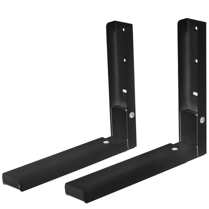Microwave Wall Mount Bracket - Adjustable Heavy Duty Steel