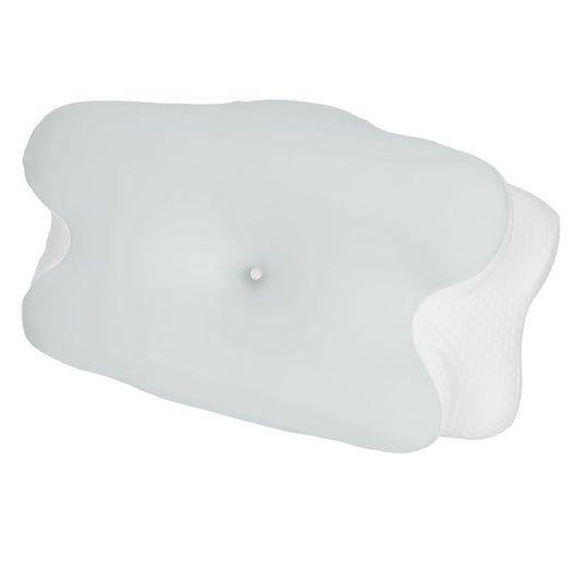 Orthopedic Memory Foam Pillow with Cooling Case Neck Support Pillow with Machine Washable Case for Side Back Stomach Sleepers