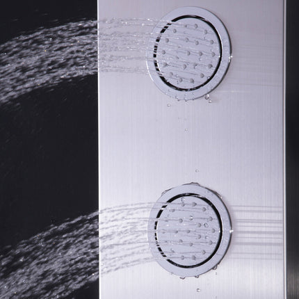 47 Inch Stainless Shower Panel with Massage Jets Hand Shower