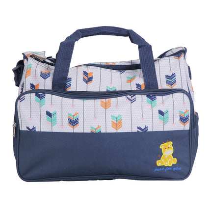 5PCS Baby Diaper Bag Set, Multifunctional Mummy Handbags with Diaper Pad, Food Bag, Bottle Bag, Travel Tote for Mom & Dad