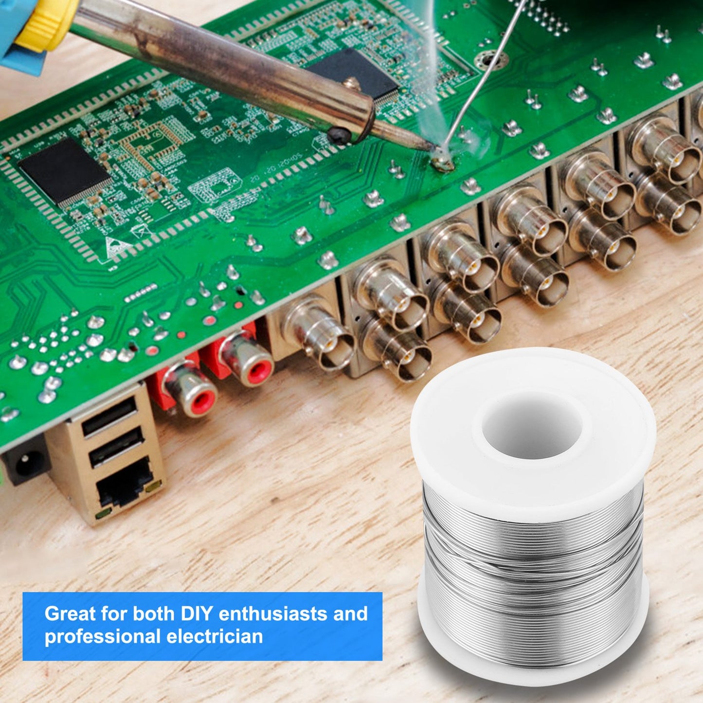 Soldering Wire 60/40 Tin Lead Rosin Core 0.031Ó/0.8mm 1.7% Flux Electrical Solder Wire Sn60 Pb40 1lb