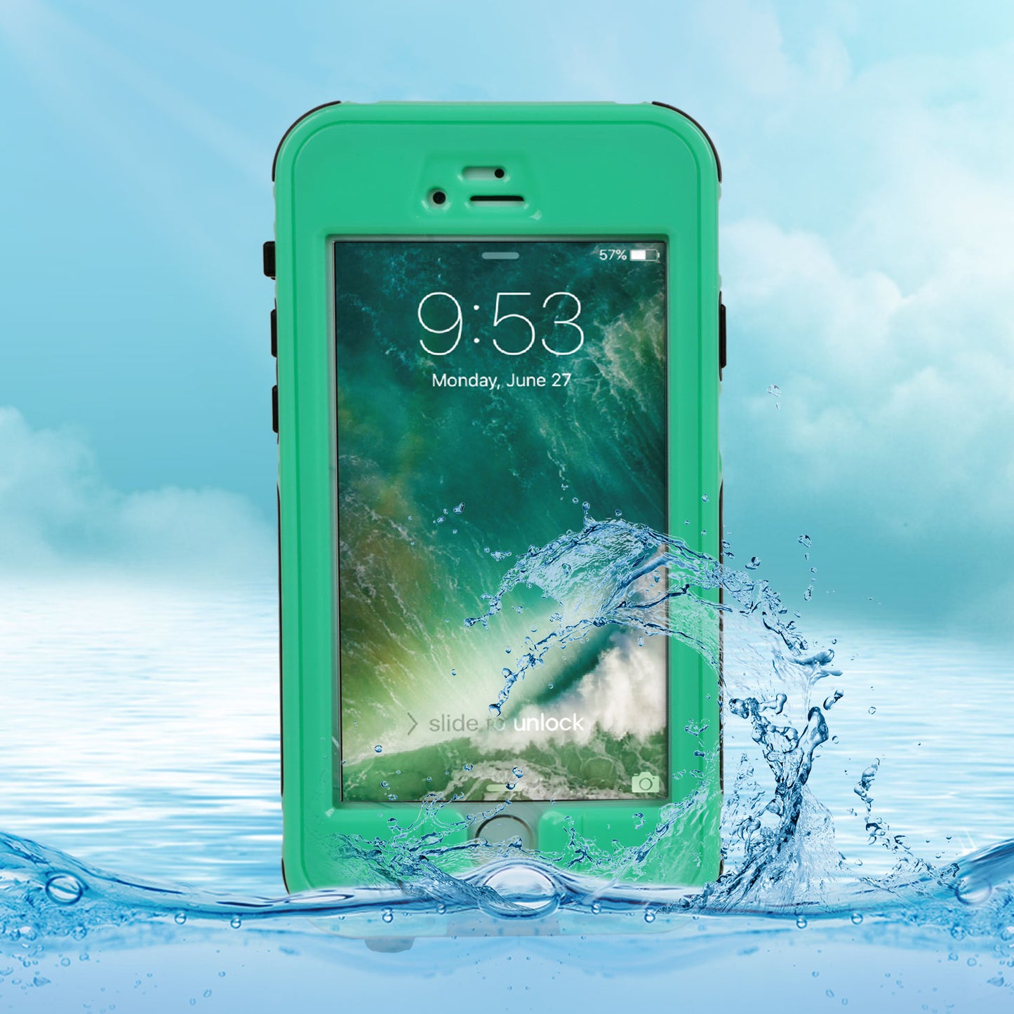 Rugged Water-proof Hybrid Full Cover Case For iPhone 7