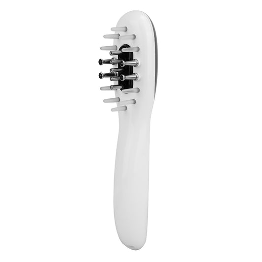 Electric Scalp Massage Comb MicrocurrentÊHair Brush Handheld Head Scratcher Massager Hair Oil Applicator with Vibration Micro-Current Mode Red & Blue