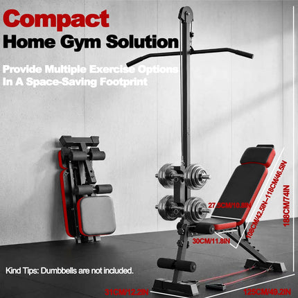 Multi-Functional Weight Bench with Pulley System
