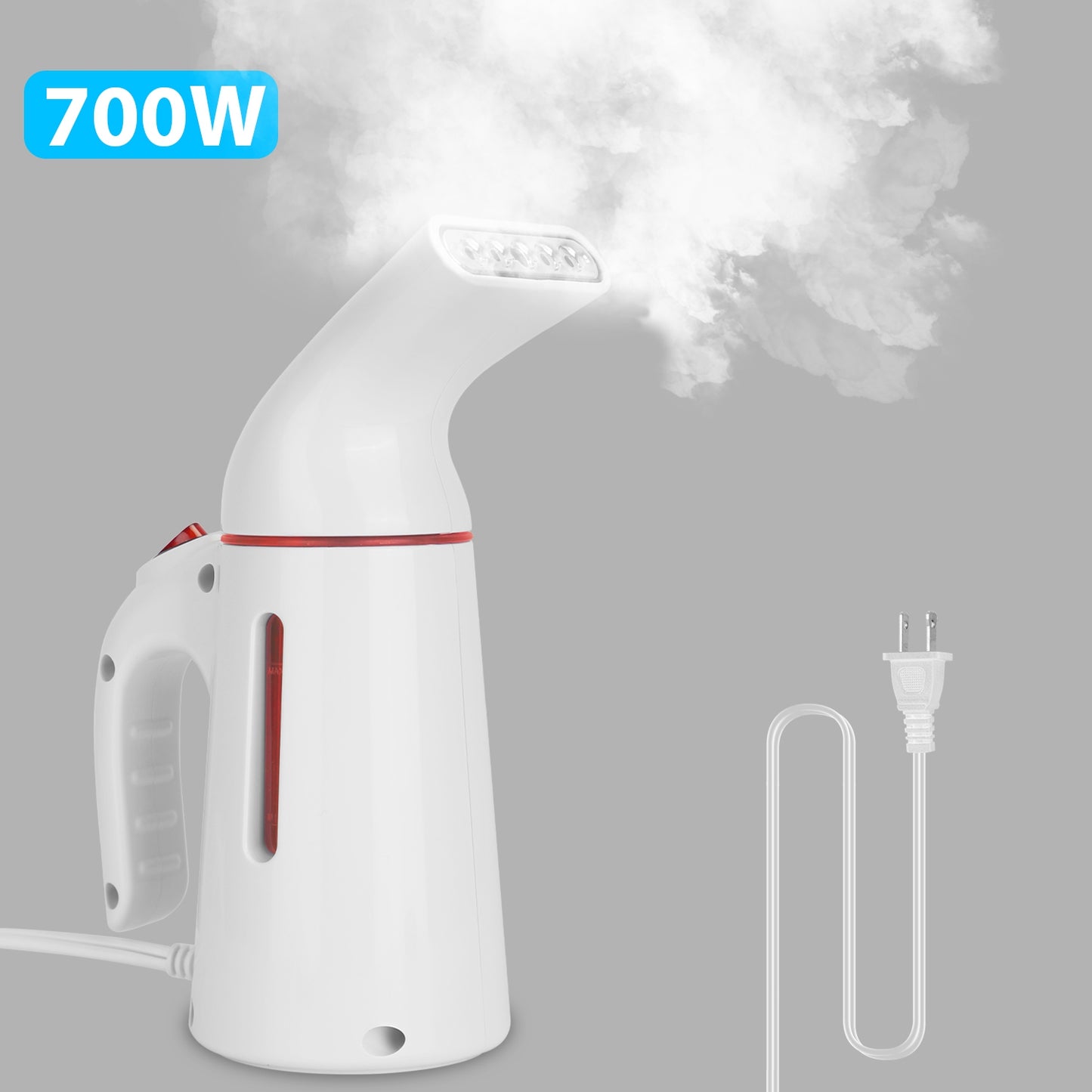 700W Garments Steamer Portable Handheld Steamer Travel Electric Steamer for Garments Clothing Wrinkles Remover 30S Heat Up 150ML Water Tank
