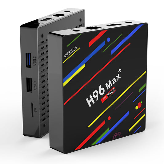 H96 Max+ Android 8.1 TV Box RK3328 Quad Core 4GB / 32GB UHD 4K VP9 H.265 WiFiUSB3.0 Smart Streaming Media Player US Plug