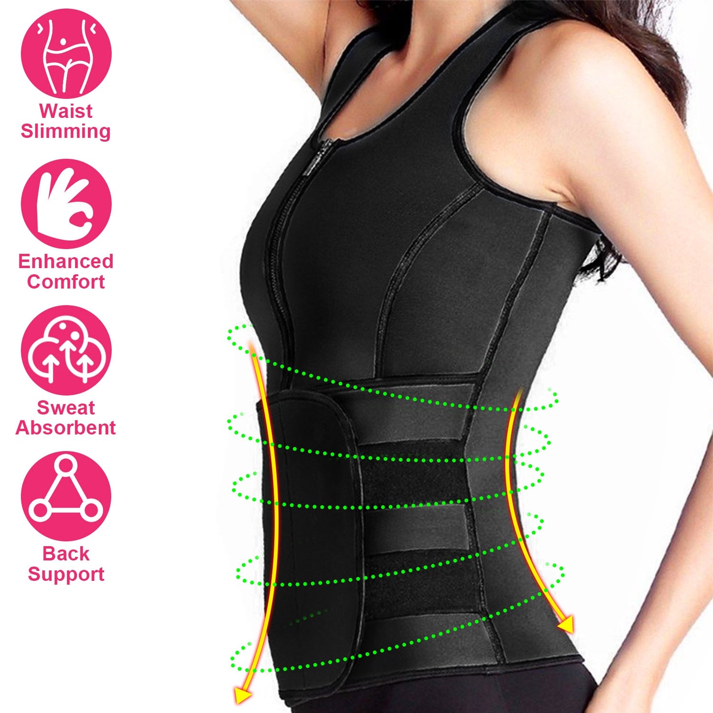 Waist Trainer For Women Body Shaper Waist Slimmer Clincher Trimmer for Weight Loss