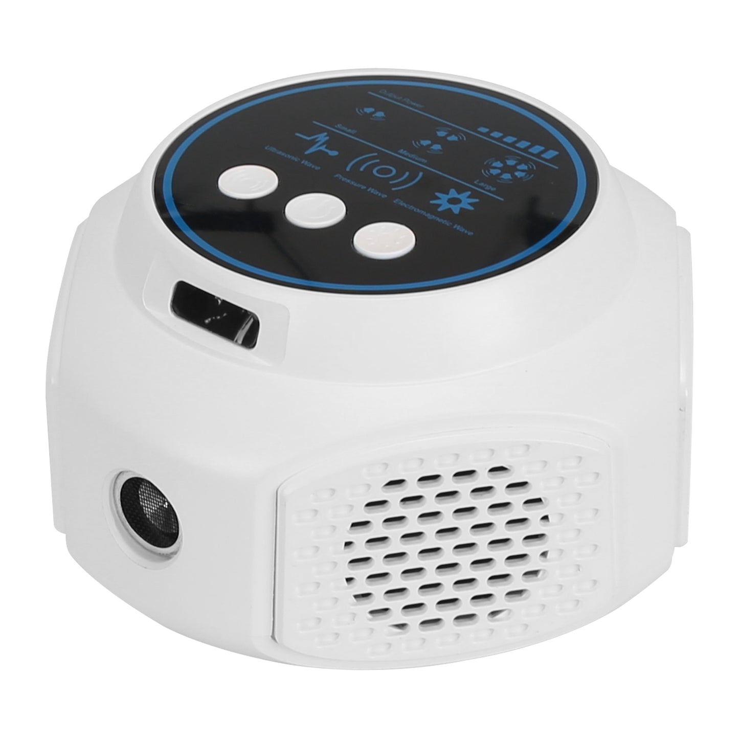 360¡ Ultrasonic Mice Repellent Indoor Rodent Repeller Rat Squirrel Rodent Chaser with 3 Modes 2 Strobe Lights for Kitchen Warehouse