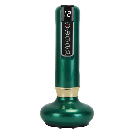Anti Cellulite Massager Handheld Vacuum SuctionÊCupping Kit Beauty Tool with 12 Suction Mode 12 Heating 20Mins Auto-Off One-Key Pressure Release for A