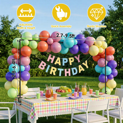 Adjustable Table Arch Stand for Balloon & Floral Decorations