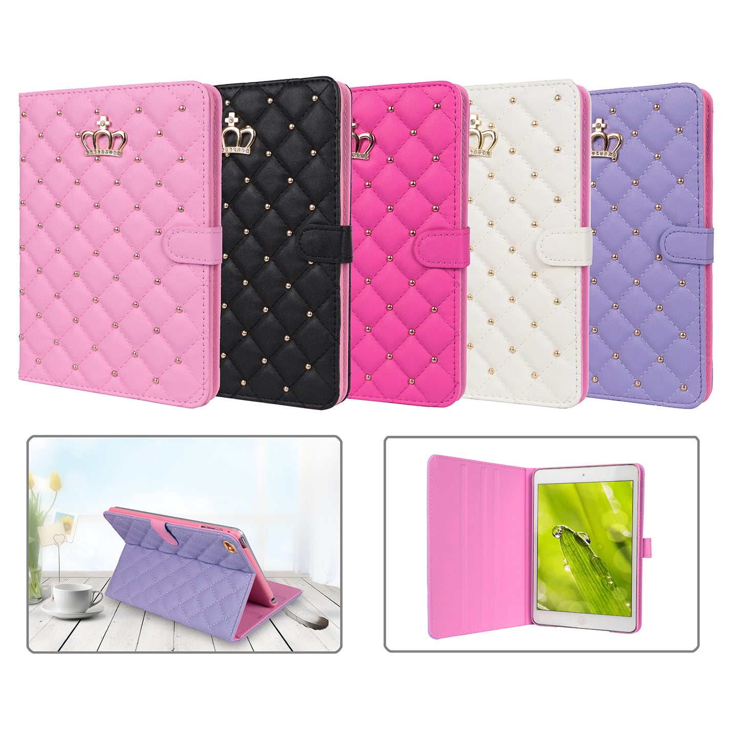 Full Cover Synthetic Leather Case For iPad mini 4