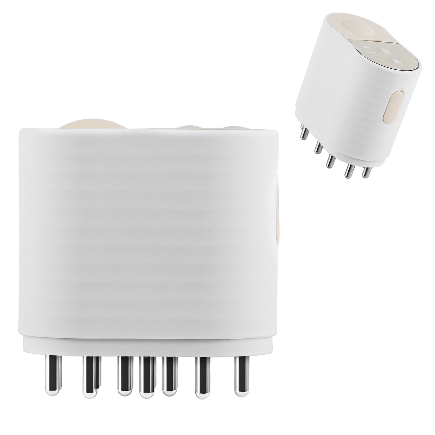2 IN 1 Electric Scalp Massager And Hair Oil Applicator For Essential Oil Hair Growth Treatment Type-C Rechargeable IPX5 Waterproof Red Light Therapy V