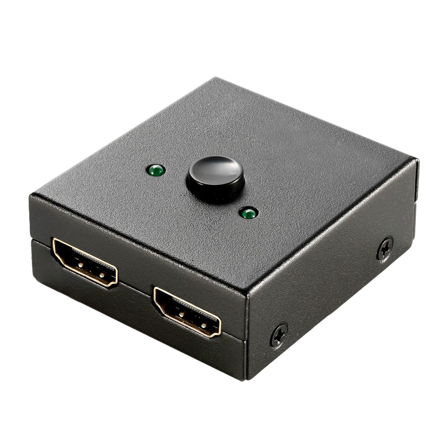 HD IN & HD OUT Bi-directional Switch Adapter 1x2 or 2x1 4K HDTV Splitter Converter Hub Manual Switcher Supports HD 3D 1080P for DVD HDTV Projector Dis