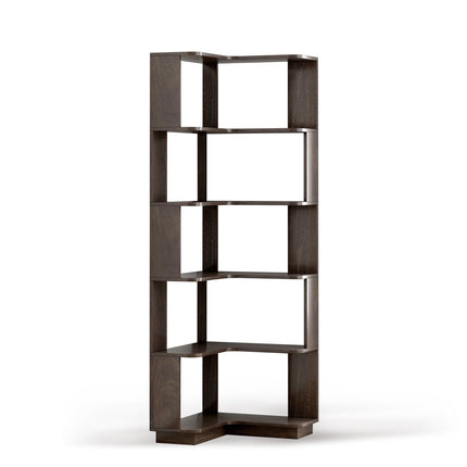 6-Tier L-Shaped Corner Bookshelf with Anti-Tip Safety Kit