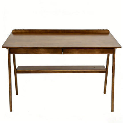 Solid Wood Desk with Drawers for Home Office