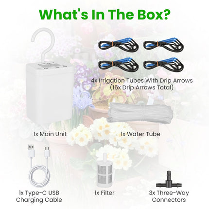 Automatic Plant Watering System with LCD Display & Timer