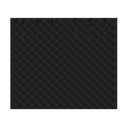 8*7FT Magnetic Thermal Insulated Garage Door Curtain for Winter Singe-Car Garage Screen with Magnetic Closure 6 Roll Up Buckle Straps for One Cars Wea