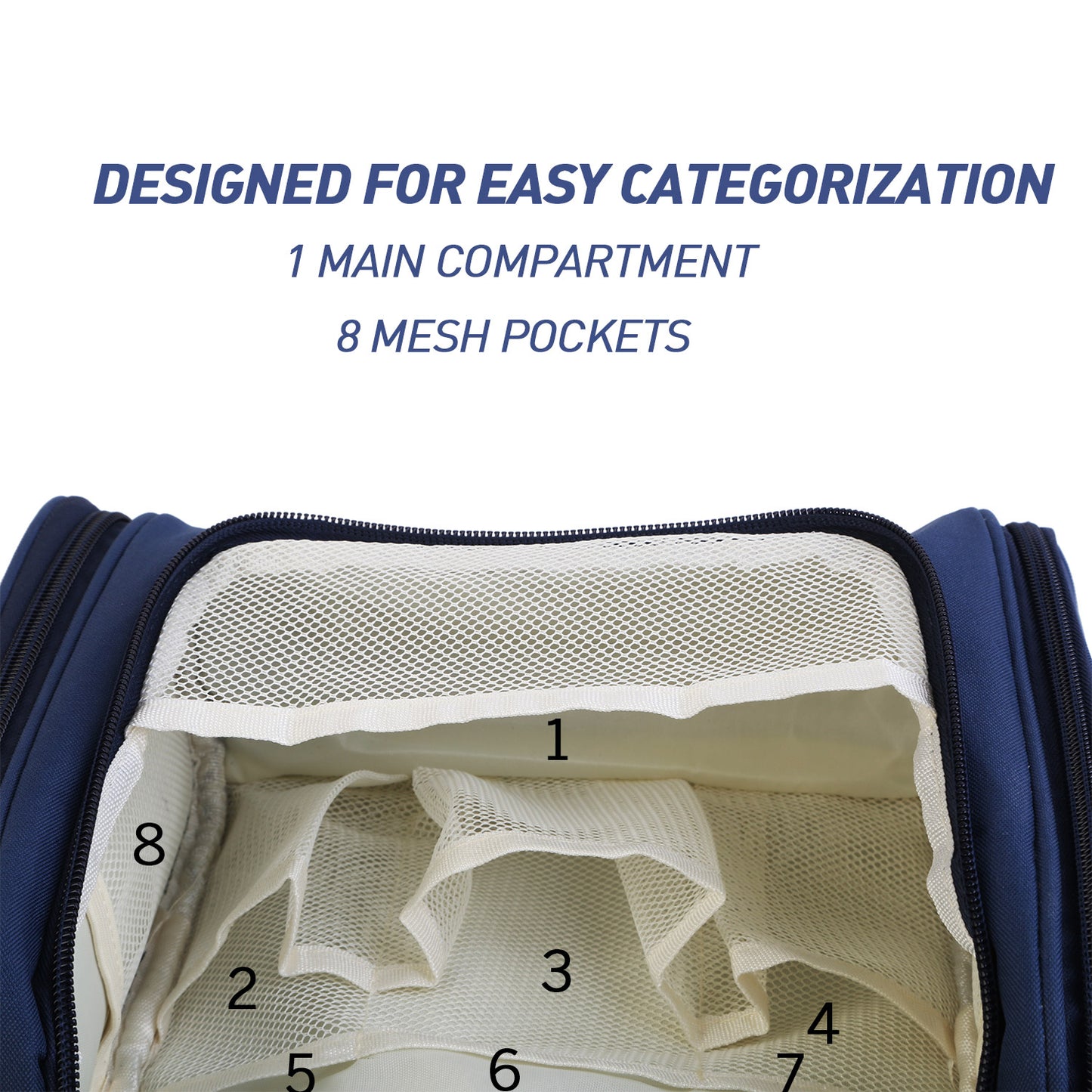 Travel Makeup Bags Portable Cosmetics Organizer Bag w/Hang Hook Handstrap Waterproof Toiletry Wash Bag for Women