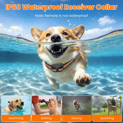 Remote Dog Training Collar with 4 Modes & 875 Yard Range