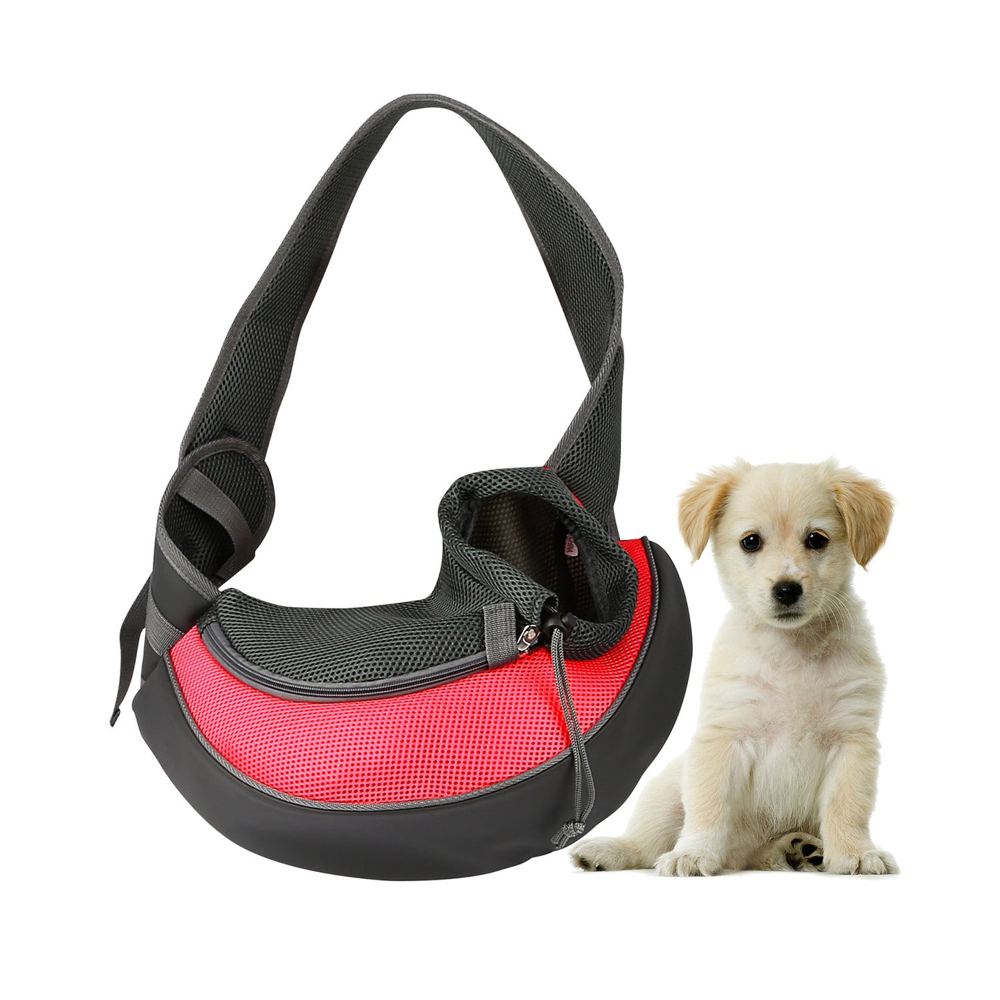 Pet Carrier for Dogs Cats Hand Free Sling Adjustable Padded Strap Tote Bag Breathable Shoulder Bag Carrying Small Dog Cat