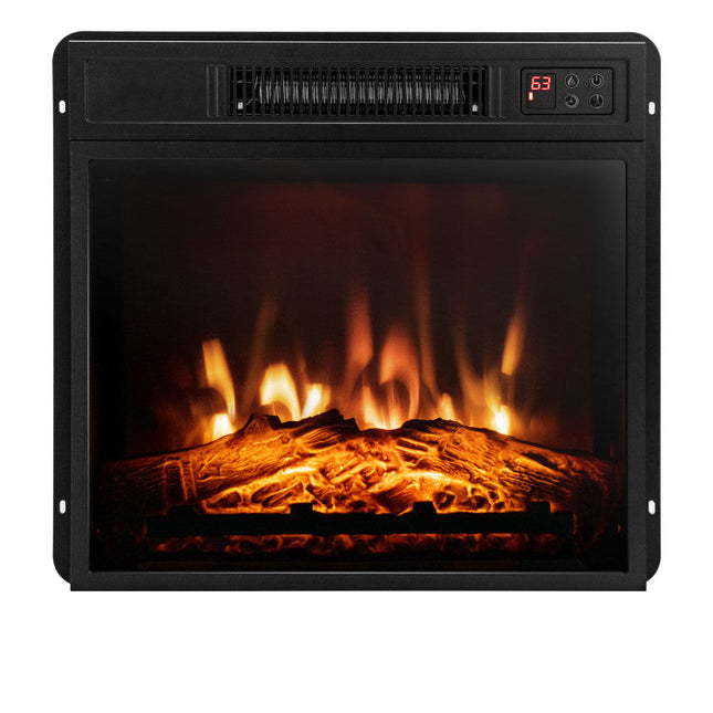 18/23 Inch Electric Fireplace Inserted with Adjustable LED Flame-23 inches