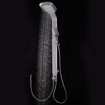 44 Inch Aluminium Alloy Panel Rainfall Shower Column with Hand Shower