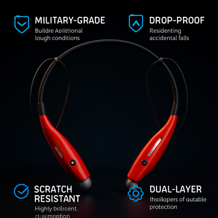 KOCASO Wireless Sports Stereo Hands Free Headset for Phone and Tablet
