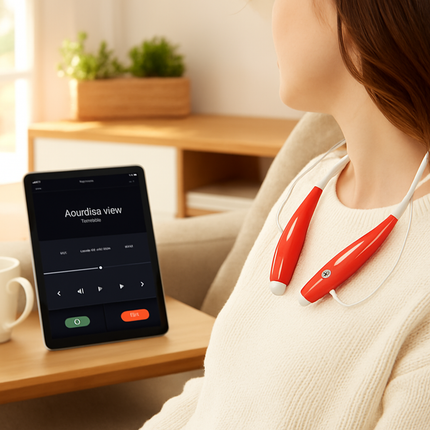 KOCASO Wireless Sports Stereo Hands Free Headset for Phone and Tablet