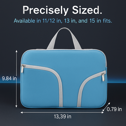 Laptop Sleeve Bag: Slim, Durable Neoprene with Pockets