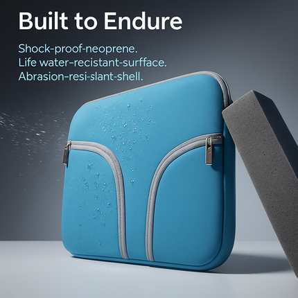 Laptop Sleeve Bag: Slim, Durable Neoprene with Pockets