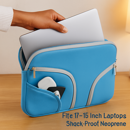 Laptop Sleeve Bag: Slim, Durable Neoprene with Pockets