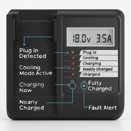 Charger Replacement with LCD Display & USB Port
