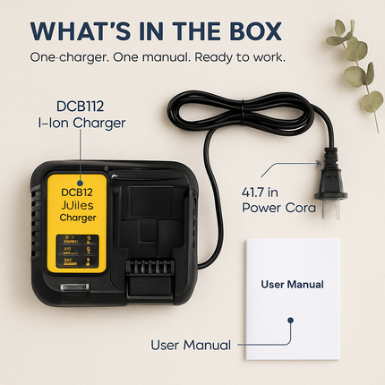 Rapid Charger Replacement for Dewalt Batteries